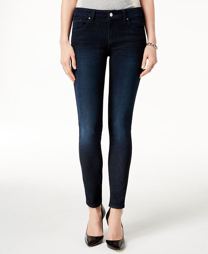 GUESS Power Skinny Low-Rise Jeans - Macy's