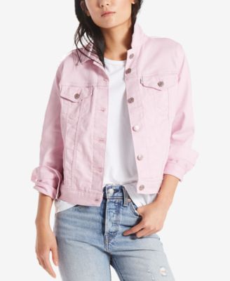 Levi's - Cotton Floral-Embroidered Denim Jacket