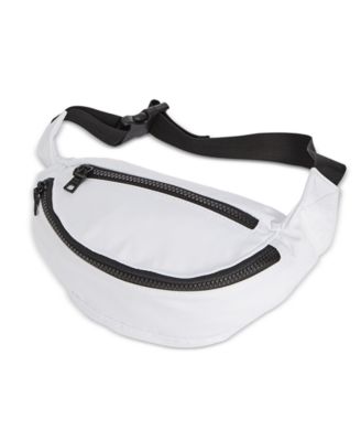 steve madden white fanny pack