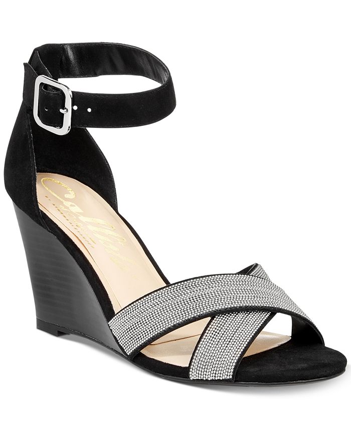 Callisto Montana Crisscross Wedge Sandals Created for Macy s Macy s