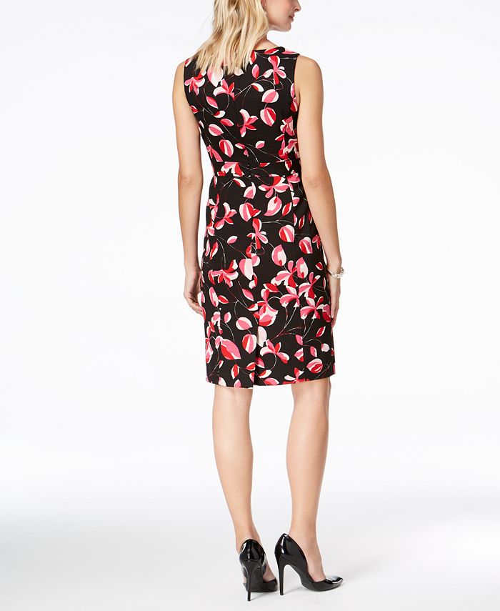 Kasper Floral-Print Sheath Dress - Macy's