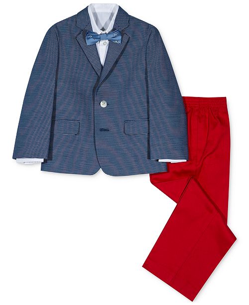 Nautica 4 Pc Striped Blazer Suit Set Toddler Boys Reviews