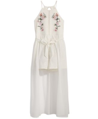 macy's white romper