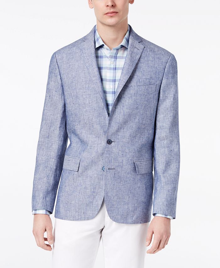 Ryan Seacrest Distinction Men's Modern-Fit Solid Linen Sport Coat