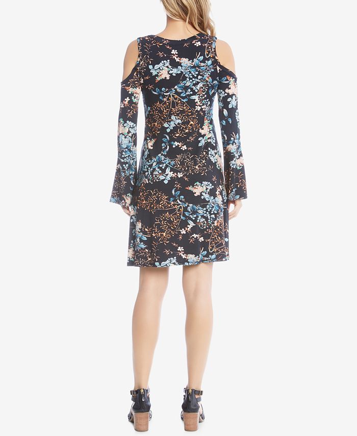 Karen Kane Cold-Shoulder A-Line Dress - Macy's