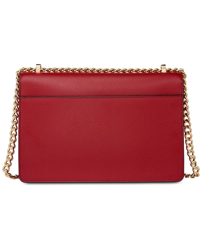 DKNY Elissa Large Leather Shoulder Flap & Reviews - Handbags ...