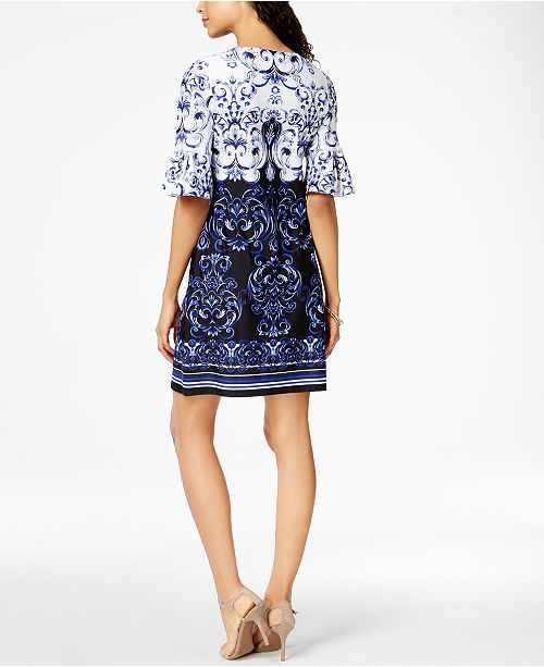 Charter Club Printed Shift Dress, Created for Macy's & Reviews