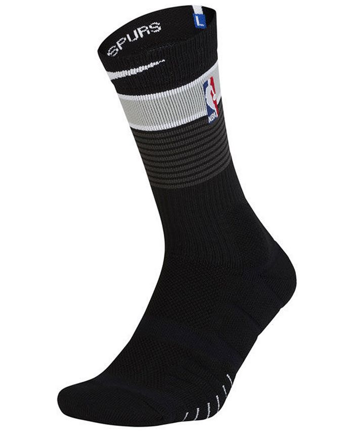 Nike Men's San Antonio Spurs Elite Quick Crew Socks - Macy's