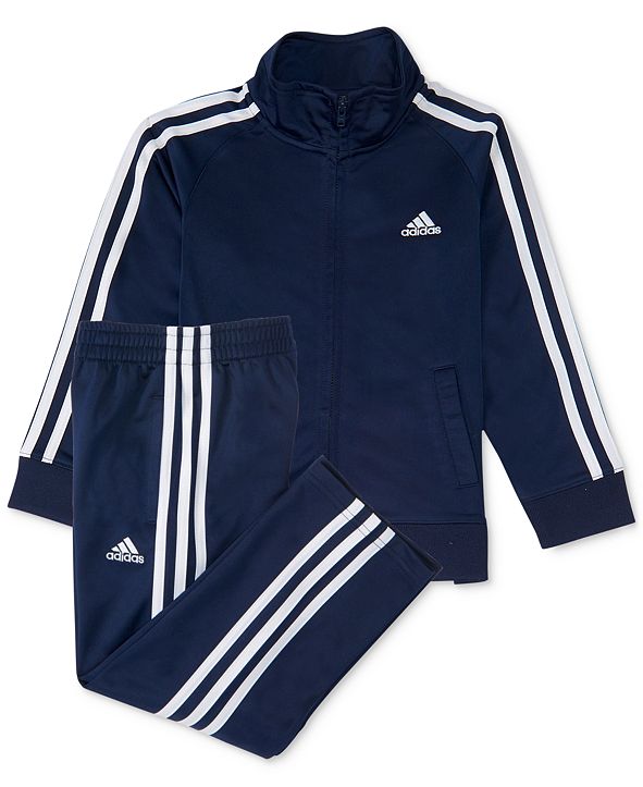 adidas Baby Boys 2-Pc. Three-Stripe Track Suit & Reviews - Sets ...