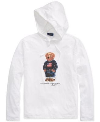 Polo Ralph Lauren Men's Polo Bear Long-Sleeve Hooded T-Shirt
