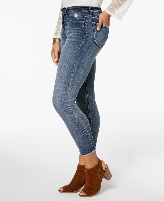 American Rag Juniors' Cropped High-Rise Skinny Jeans, Created for Macy ...