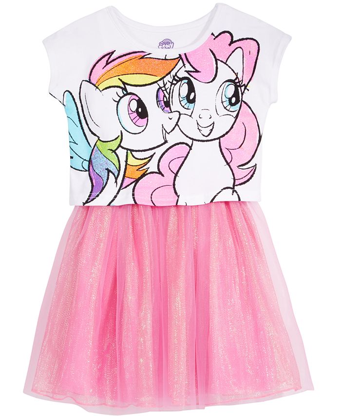 My Little Pony Printed Popover Dress, Little Girls - Macy's