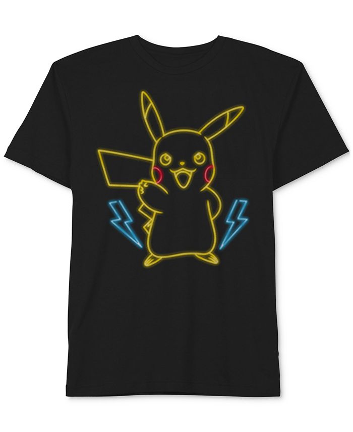 Pokemon Pokémon Pikachu-Print Cotton T-Shirt, Big Boys - Macy's