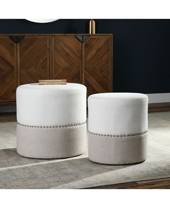 Uttermost Tilda Nesting Ottoman (Set Of 2) Macy's