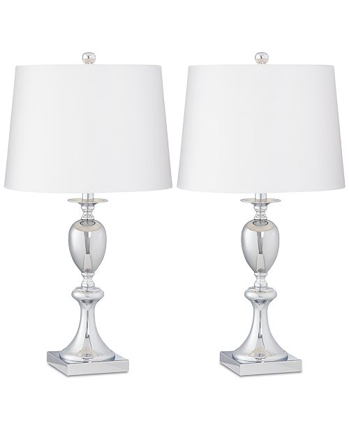 Kathy Ireland Pacific Coast Set of 2 Crystal Lux Table Lamps,Created