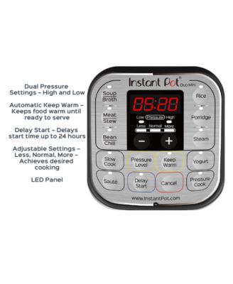 Instant Pot DUO30 7-in-1 Programmable Pressure Cooker 3-Qt.
