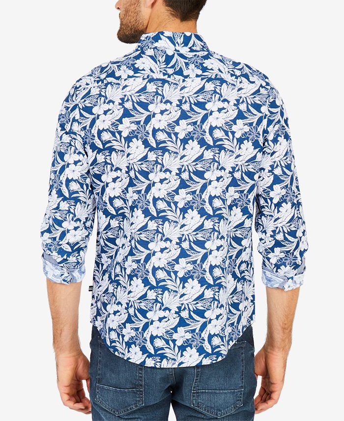 Nautica Men's Floral-Print Shirt & Reviews - Casual Button-Down Shirts ...