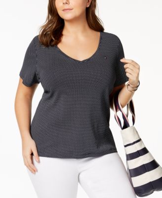 plus size tommy hilfiger t shirt
