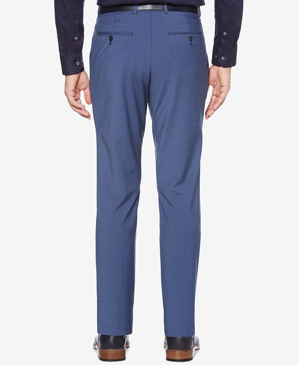 Perry Ellis Men's Portfolio SlimFit Stretch Basketweave Dress Pants