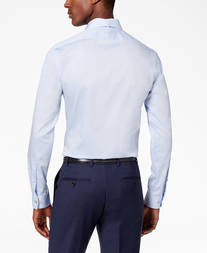 Calvin Klein Men's Slim-Fit Non-Iron Performance Spread Collar ...