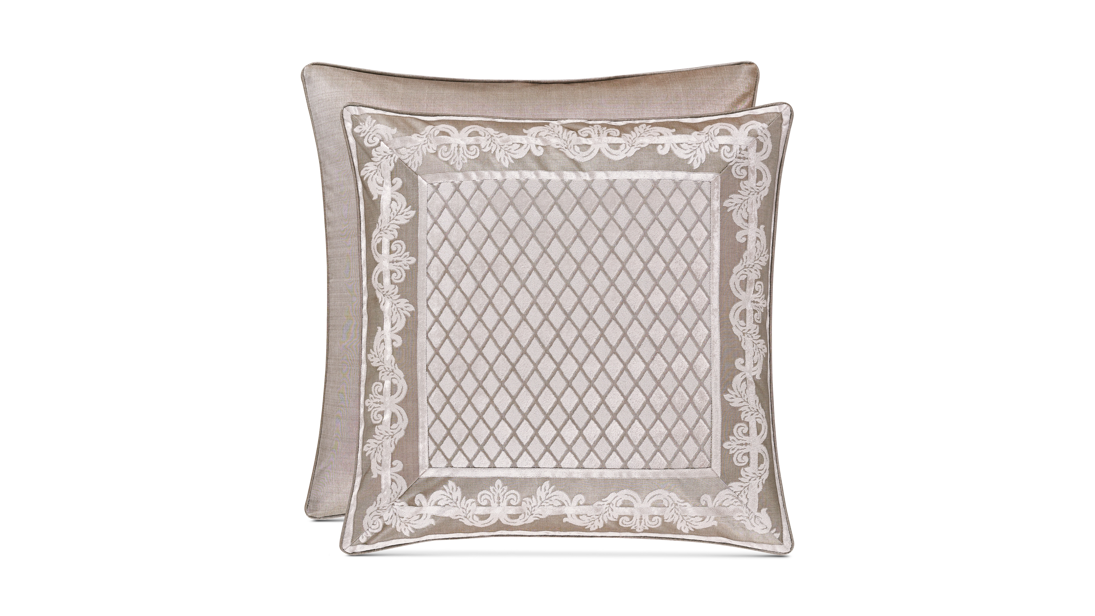 J Queen New York Bel Air Tufted Chenille Sham, European