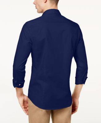 Men's Stretch Button-Front Shirt  