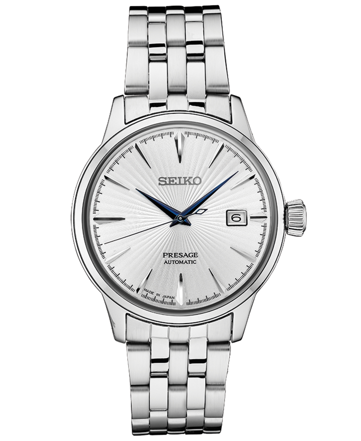 Seiko Men's Automatic Presage Stainless Steel Bracelet Watch  &  Reviews - All Watches - Jewelry & Watches - Macy's