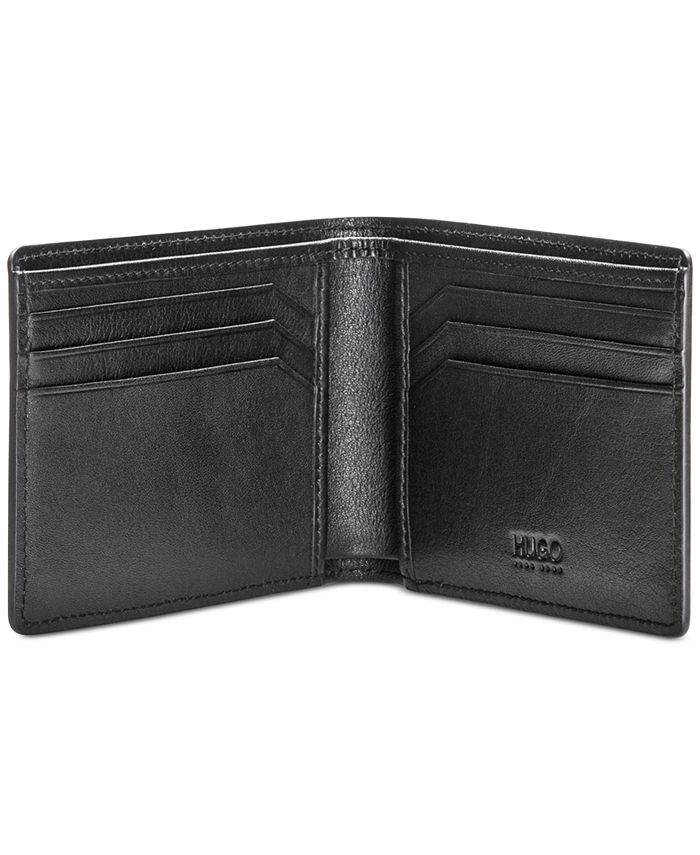 Hugo Boss Men's Tribute Printed Bifold Leather Wallet - Macy's