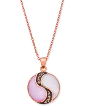 image of Marcasite & Mother-of-Pearl Disc 18