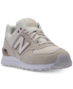 UPC 798248224486 product image for New Balance Women's 574 Rose Gold Casual Sneakers from Finish Line | upcitemdb.com
