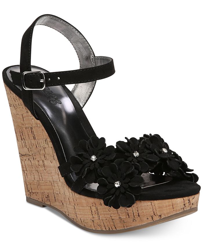 Carlos by Carlos Santana Belinda Wedge Sandals Macy s