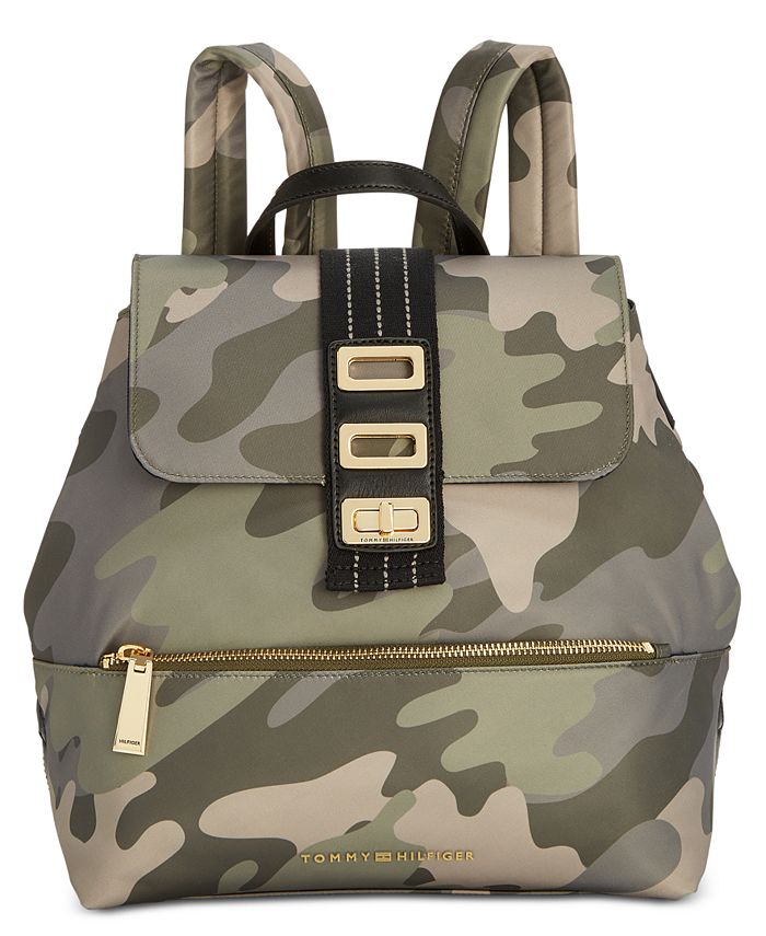 Camo tommy hilfiger backpack store