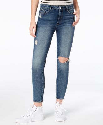 M1858 - Alice Ripped Ankle Skinny Jeans