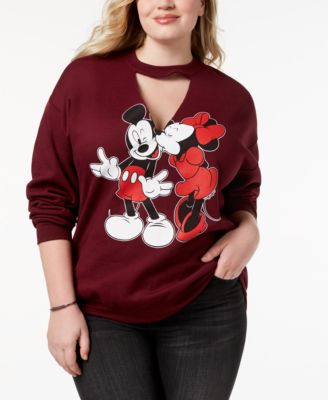 plus size minnie mouse sweatshirt