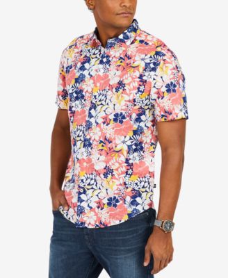 nautica men's short sleeve shirts