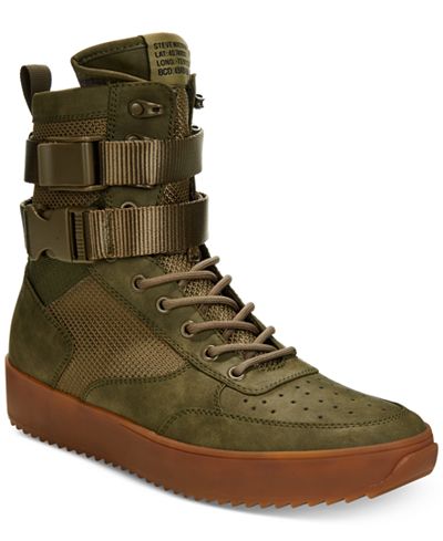 steve madden men's leather sneakers