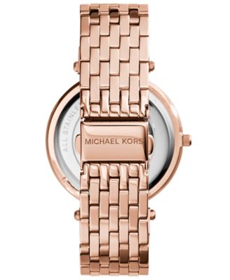 Women's Darci Rose Gold-Tone Stainless Steel Bracelet Watch 39mm MK3192