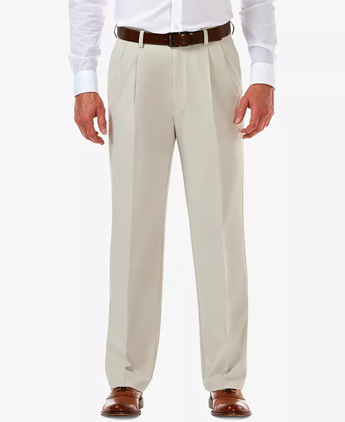 Men's Cool 18 PRO Classic-Fit Expandable Waist Pleated Stretch Dress Pants - thumbnail 8