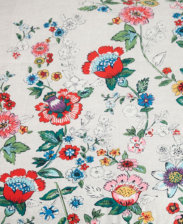 Vera Bradley Coral Floral 3Pc. Full/Queen Comforter Set Macy's
