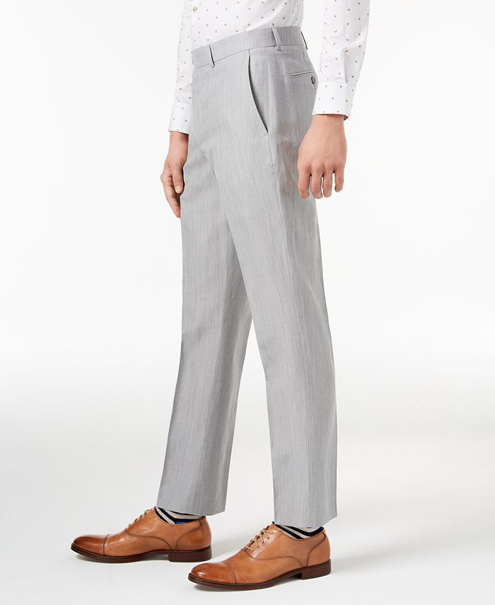 Original Penguin CLOSEOUT! Men's Slim-Fit Stretch Light Gray Suit - Macy's