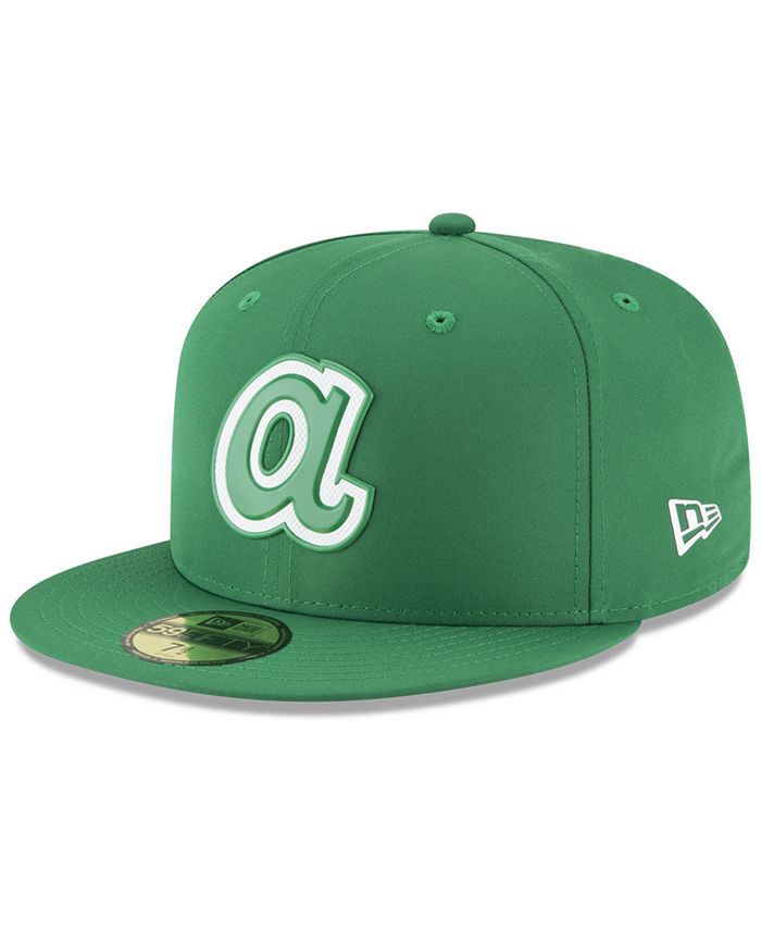 New Era Atlanta Braves St. Patty's Day Pro Light 59Fifty Fitted Cap - Macy's
