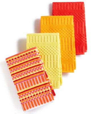 Fiesta - Kitchen Towels, Set of 4 Alexa Warm Bar Mops