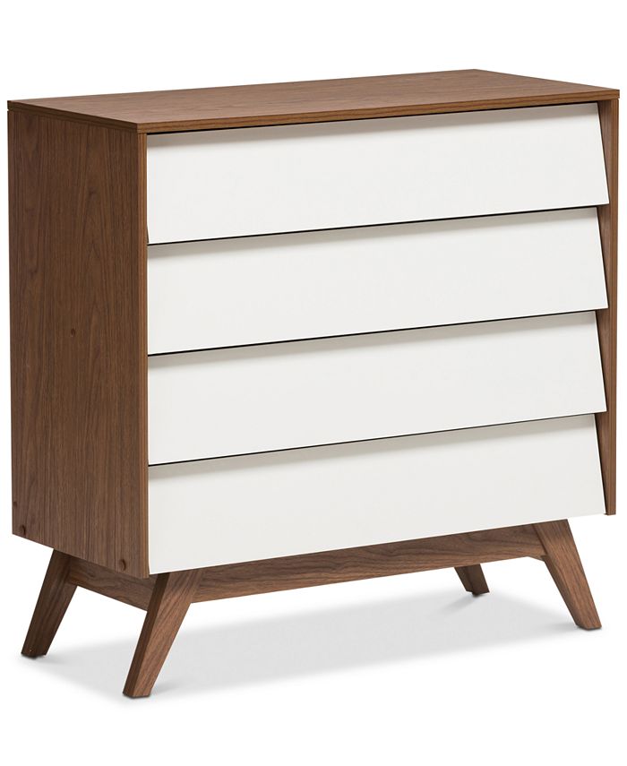 Furniture Hildon 4Drawer Chest Macy's