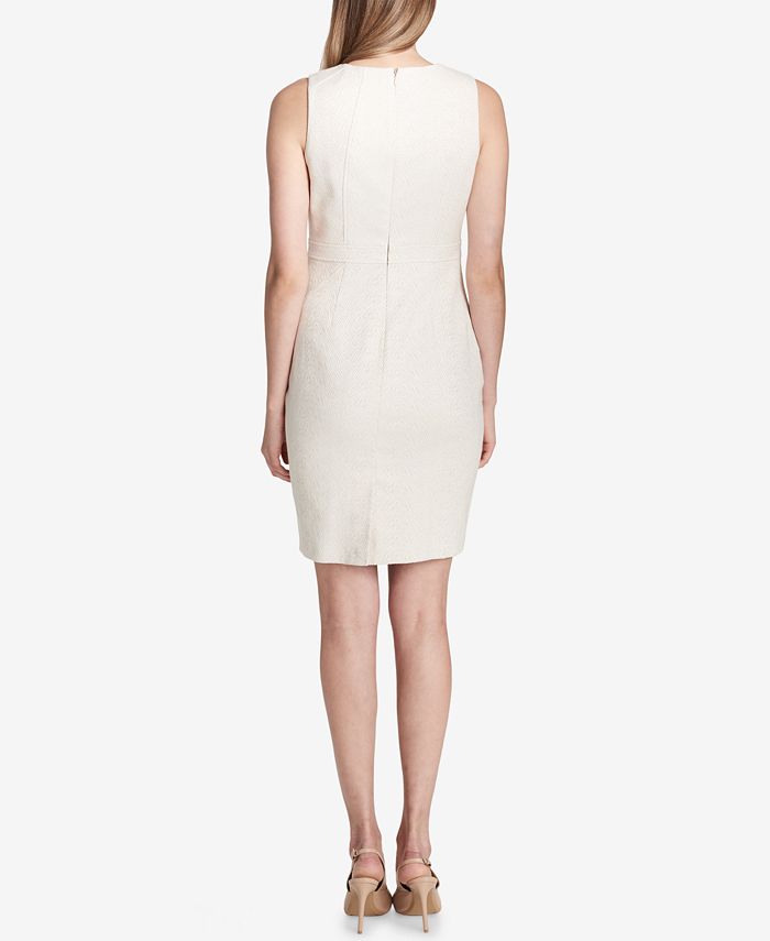 Calvin Klein Animal-Print Sheath Dress - Macy's