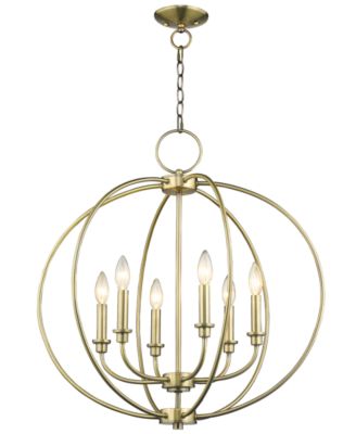 Milania 6- Light Metal Chandelier