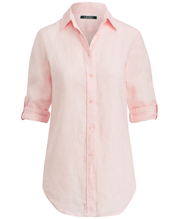 Lauren Ralph Lauren Linen Shirt & Reviews - Tops - Women - Macy's