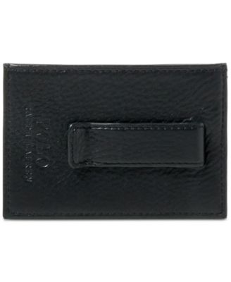 mens card case with money clip