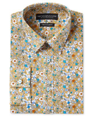 Nick Graham Men's Slim-Fit Stretch Easy 