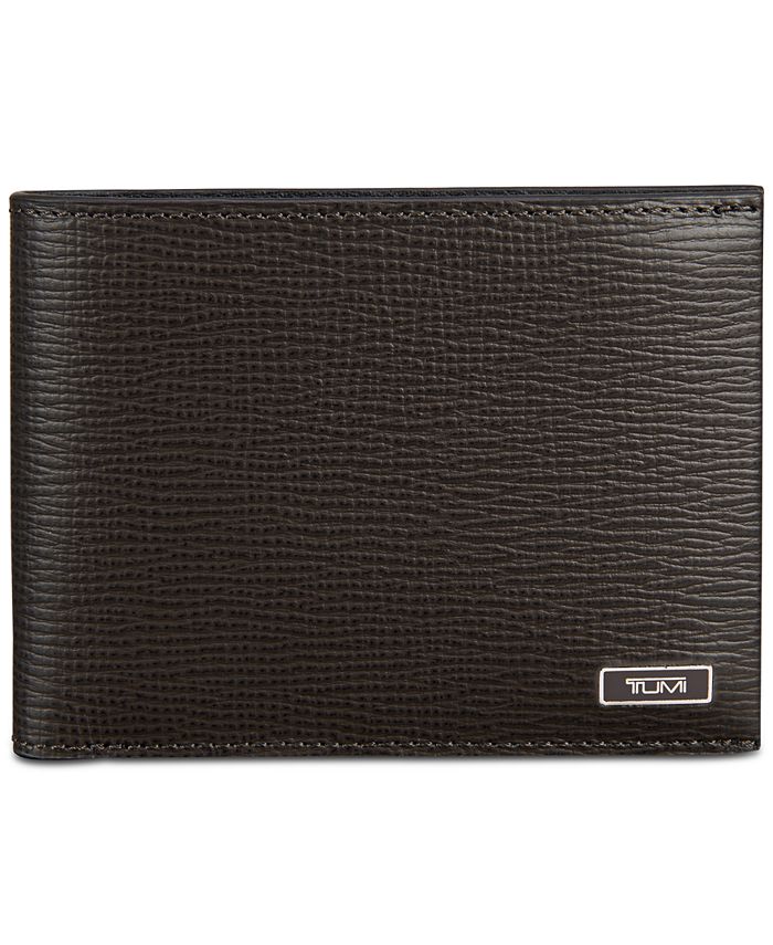 Tumi Men's Leather Double Billfold Wallet - Macy's