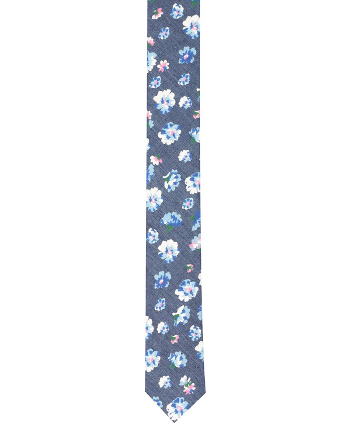 Original Penguin Men's Lennart Floral Skinny Tie - Macy's